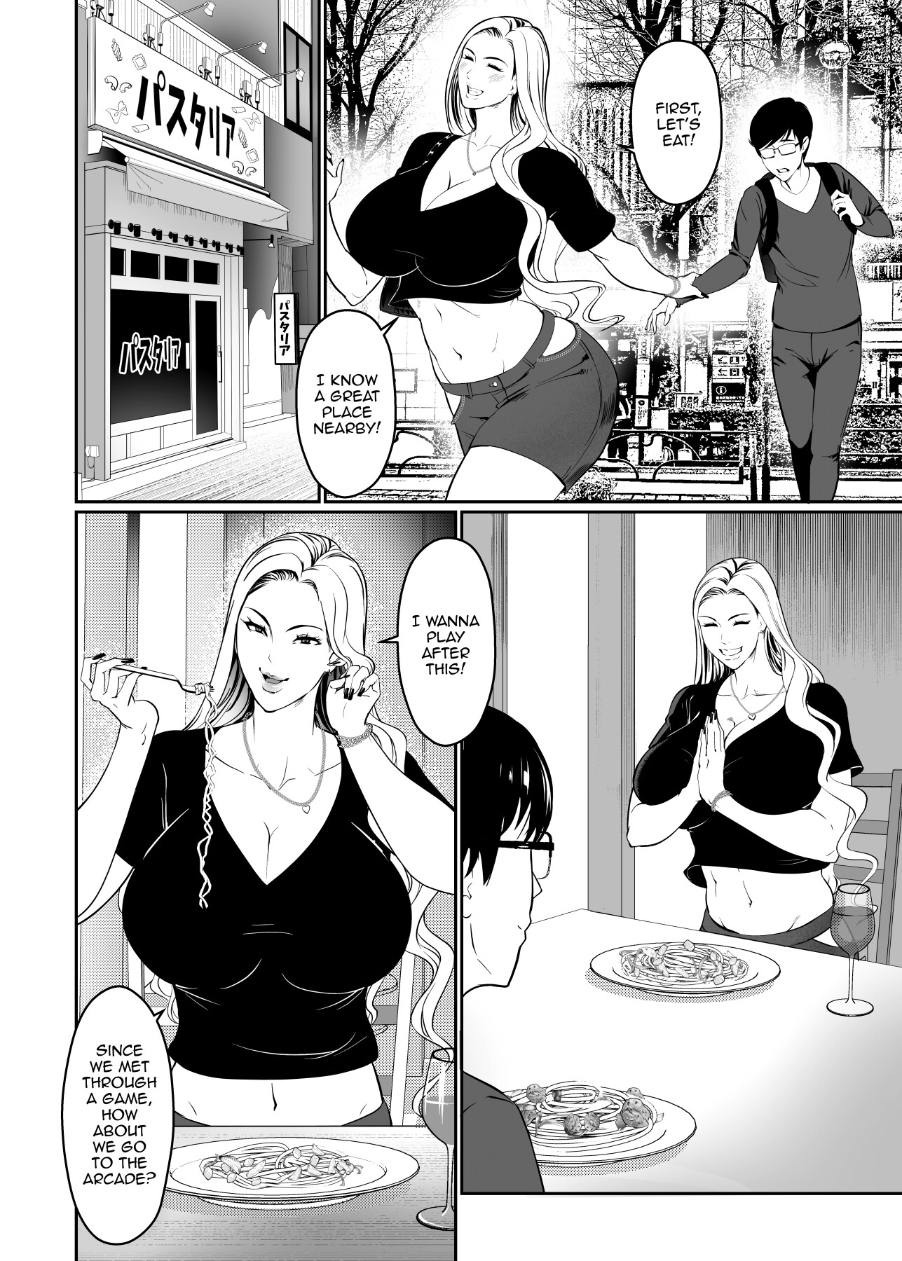 Hentai Manga Comic-That Girl Who Was So Pure In-game Turned Out To Be a Tall Gyaru!-Read-7